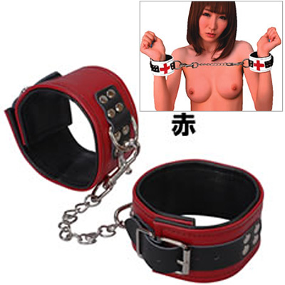 虜X　手枷　赤