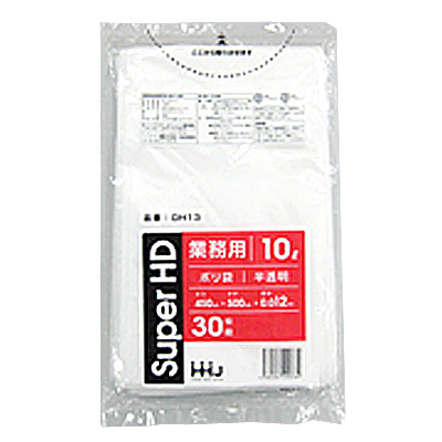 10リットル　半透明　GH13　1800枚