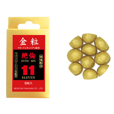 絶倫11(イレブン)金粒6粒入