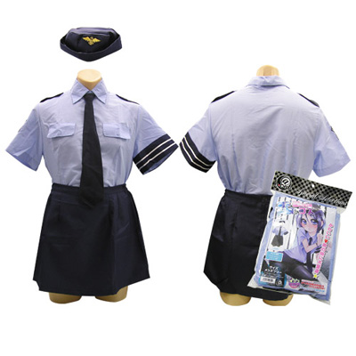 男の娘のコス 【婦警さん】