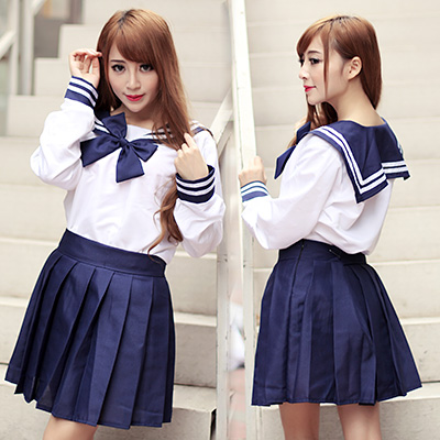 ストベリ☆ ゆったりキュートな長袖セーラー服