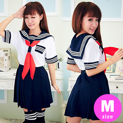 ストベリ☆ クールに着れる定番セーラー服 Mサイズ