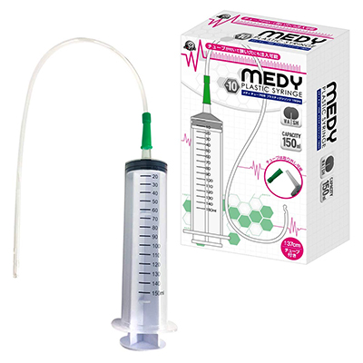 MEDY[メディ] no.10 チューブ付きプラスチックシリンジ150ml
