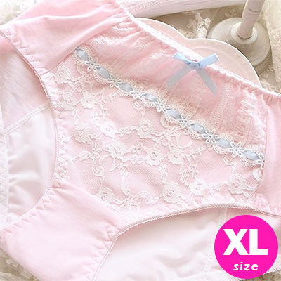 フェミニンレースサニタリーショーツ XL ピンク