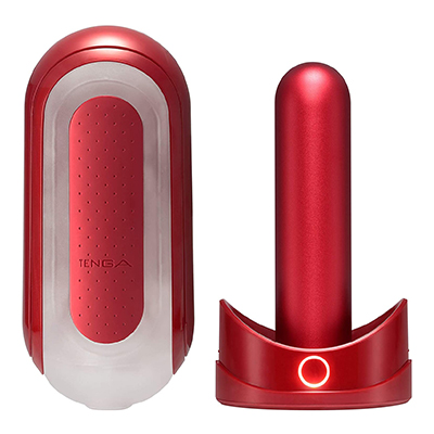 TENGA FLIP 0(ZERO) RED & WARMER SET