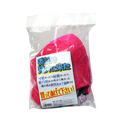 委託で預けに来たパンティーとブラ