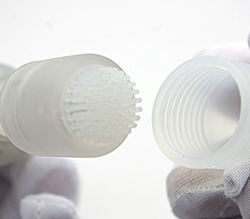 なんと！無数のブラシ突起が出現！<br>プレイ幅が大きく広がります。