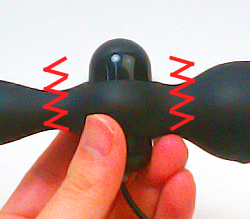 ジャック式ローターは単体でも使える強烈バイブレーション♪