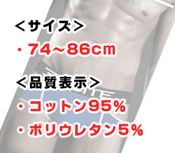ウエストサイズ74～86cmです。