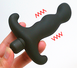 振動が先端に伝わる形状です。