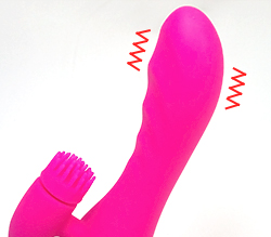 Gスポットを直撃する強力モーターを内蔵。