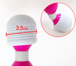 グニャグニャとヘッドが動くので当てやすい！<br>ヘッド幅は3.5cmでフェアリーミニミニ辺りのアタッチメントが使えます。