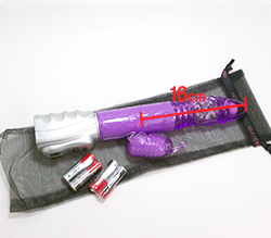 挿入長は16ｃｍ。専用袋が付いてくる。
