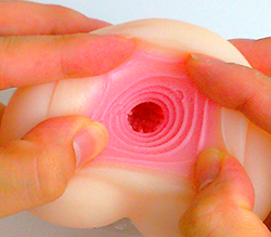 入り口付近はリング系の横ヒダで包み込むように刺激！