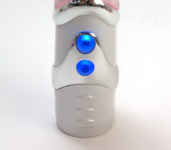上ボタン　5段階のバイブレーション<br>下ボタン　5段階の回転機能