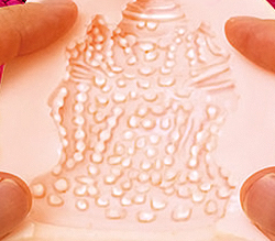 無数のイボ郡が竿全体をなでる様に刺激し続ける！