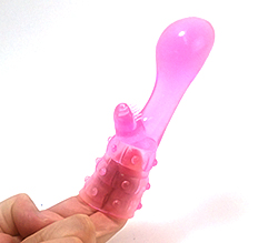 指に装着して使用することもできます！