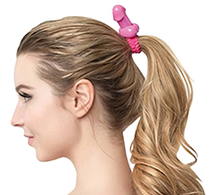 イチモツをヘアバンドにするなんてこんな発想なかった！有りですね！