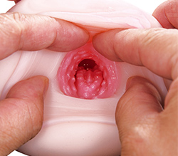 くぱぁと開くとイボイボヒダヒダが現れる！