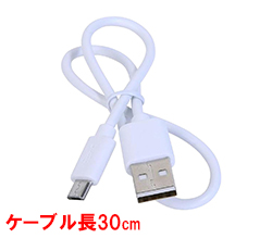 ケーブルの長さは30cmです。