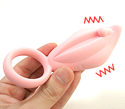ぷっくりクリトリスが細かな振動を実現！多彩な振動とキュートな形状で愛着があいちゃいますね♪