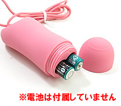 別売りの単4ｘ2をセットします。