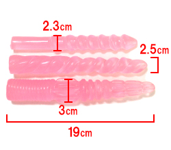 各本体サイズです。３本セット！