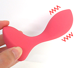 強力な振動でプラグとしてもクリ責めとしても楽しめます。