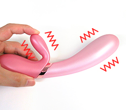 しっかりとした挿入長さに12種類の振動で快感♪