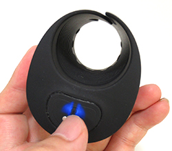 電源長押しON/OFF　ワンプッシュで振動９パターン切り替え