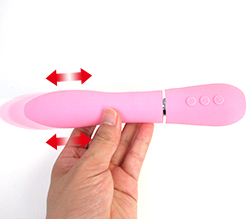 バイブレーション9段階とピストン10段階を選べます。