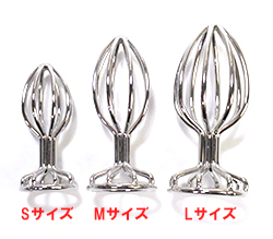 SMLサイズで大きさを比較。Lは広げ具合がハンパない！