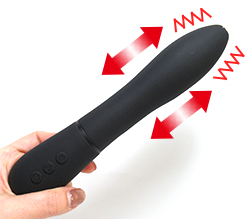 ブルブル振動と奥突きノッキング Ｗの刺激で攻めまくる