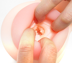 左乳房にはイボイボ突起☆