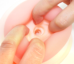 右乳房にはヒダヒダ突起☆