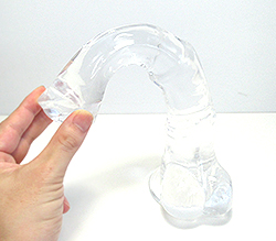 柔らかくて弾力のあるディルドです。