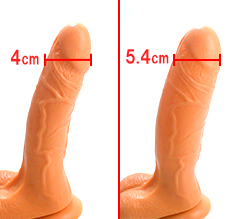 膨らませることで最大5.4cmほどの太さに変身！お好みの大きさまで膨らませちゃってください♪
