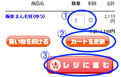 カートを見る